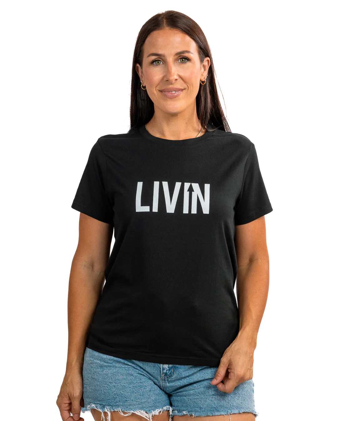 LIVIN Logo Tee Womens - Image 5