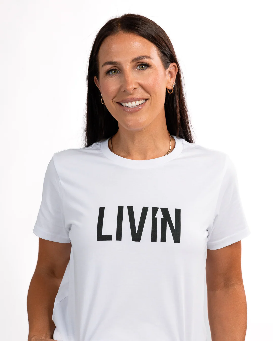 LIVIN Logo Tee Womens - Image 5