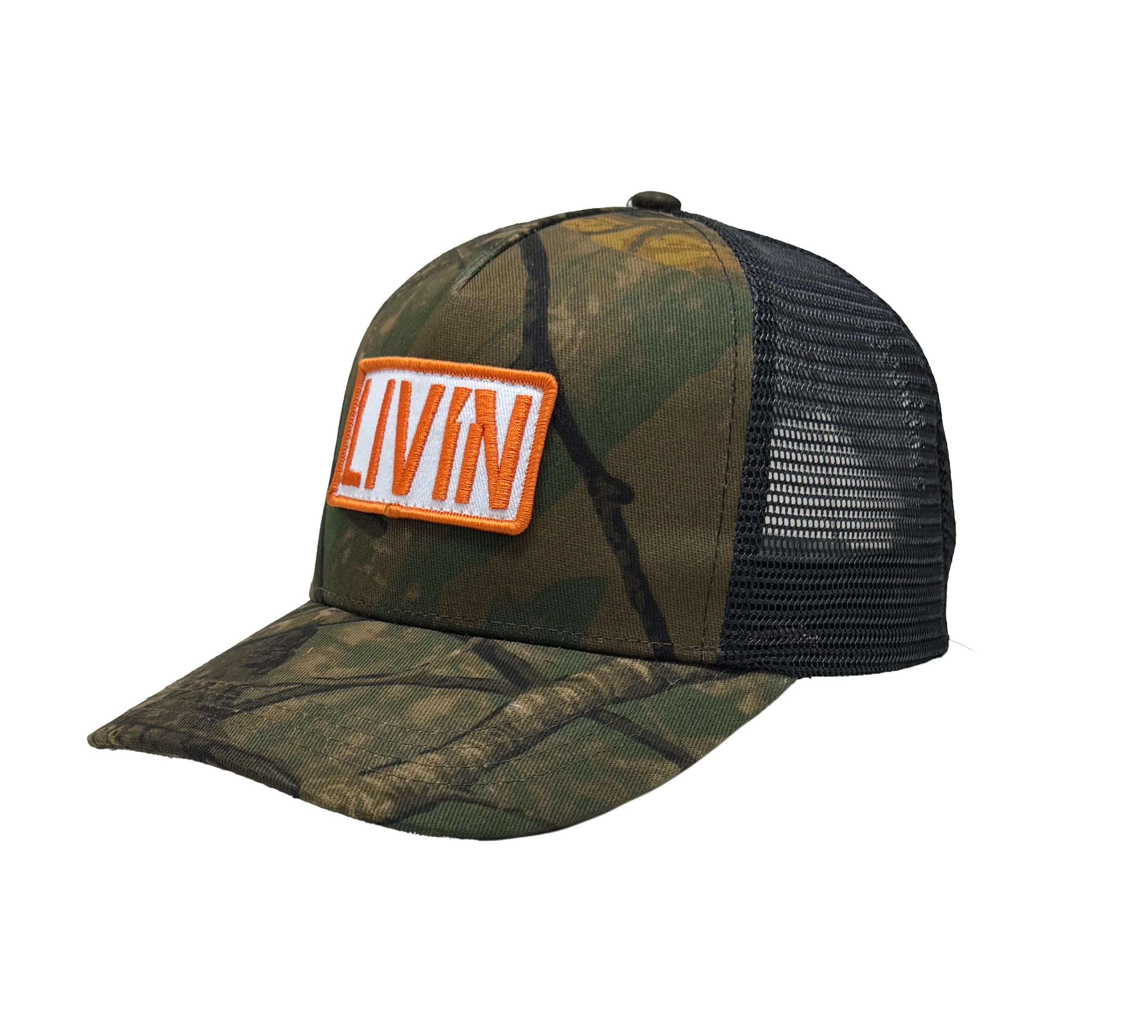 LIVIN Camo Trucker Cap - Image 4